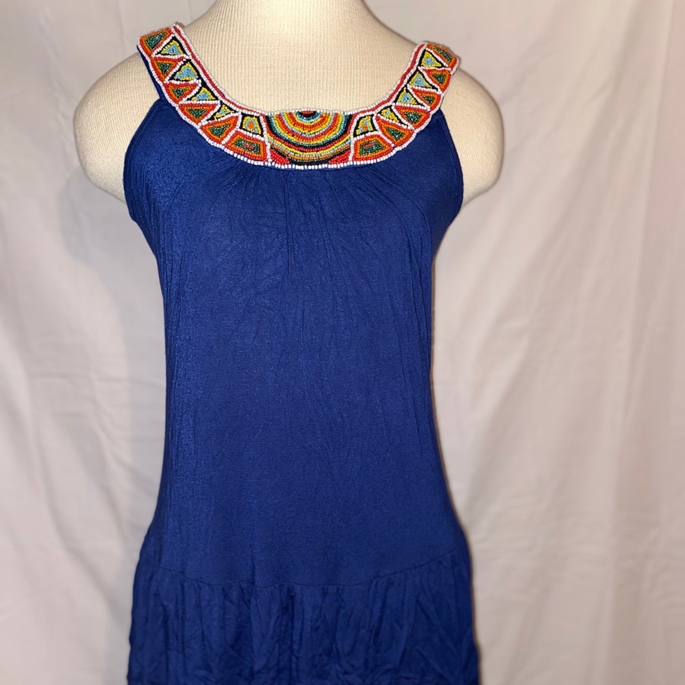 Beaded Mini Dress